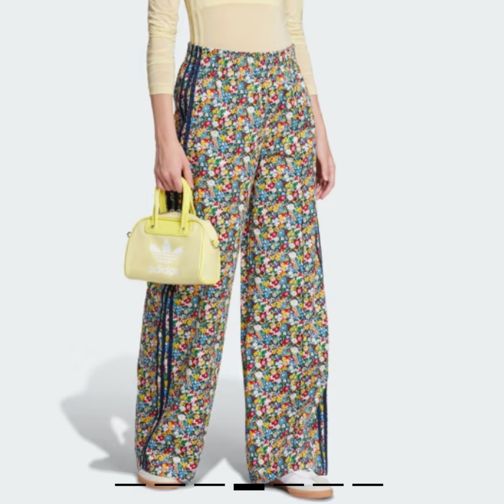 Adidas Originals x Liberty London Wide Leg Track Pants Medium NEW